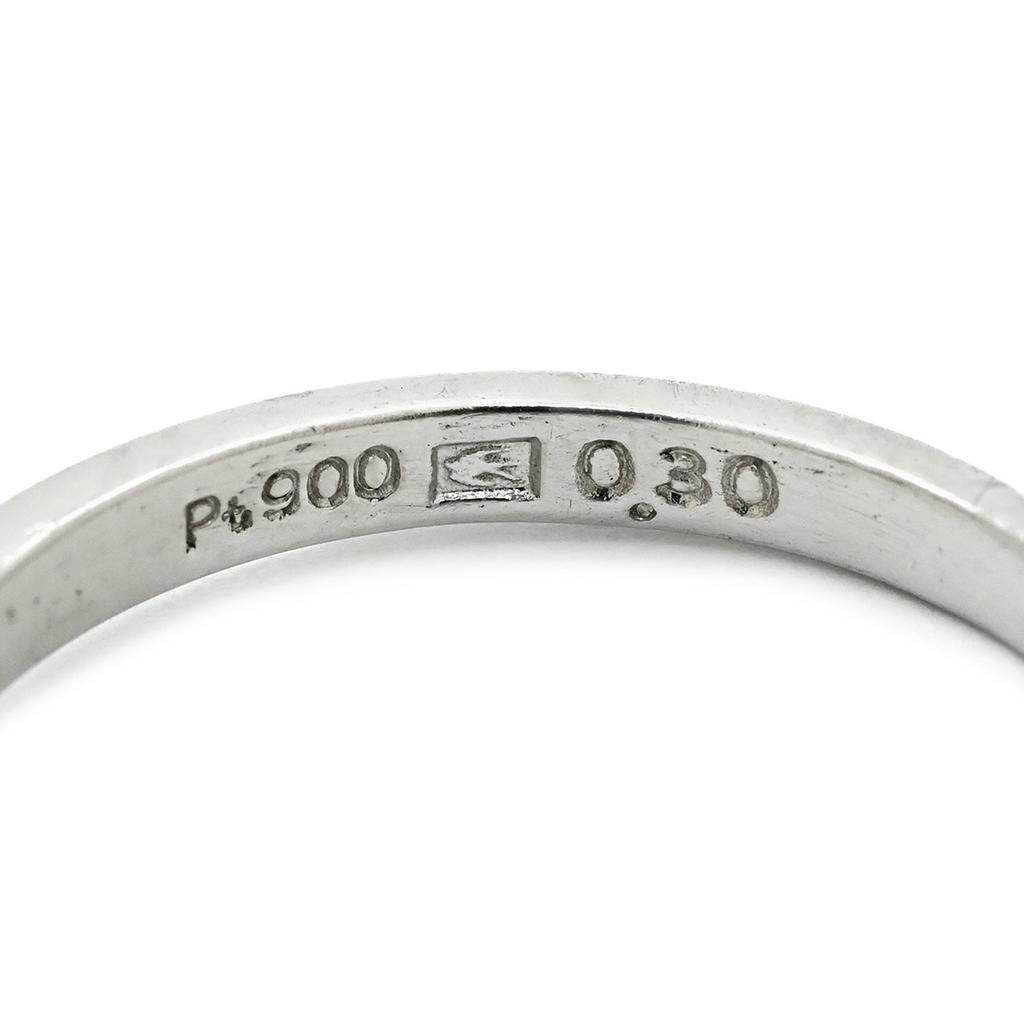 SEIKO - Solitaire diamondRing ring Pt900/diamond #15(JP Size) Array