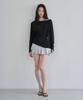 AMIDI Soft Scoop Neck Linen T-Shirt_Black