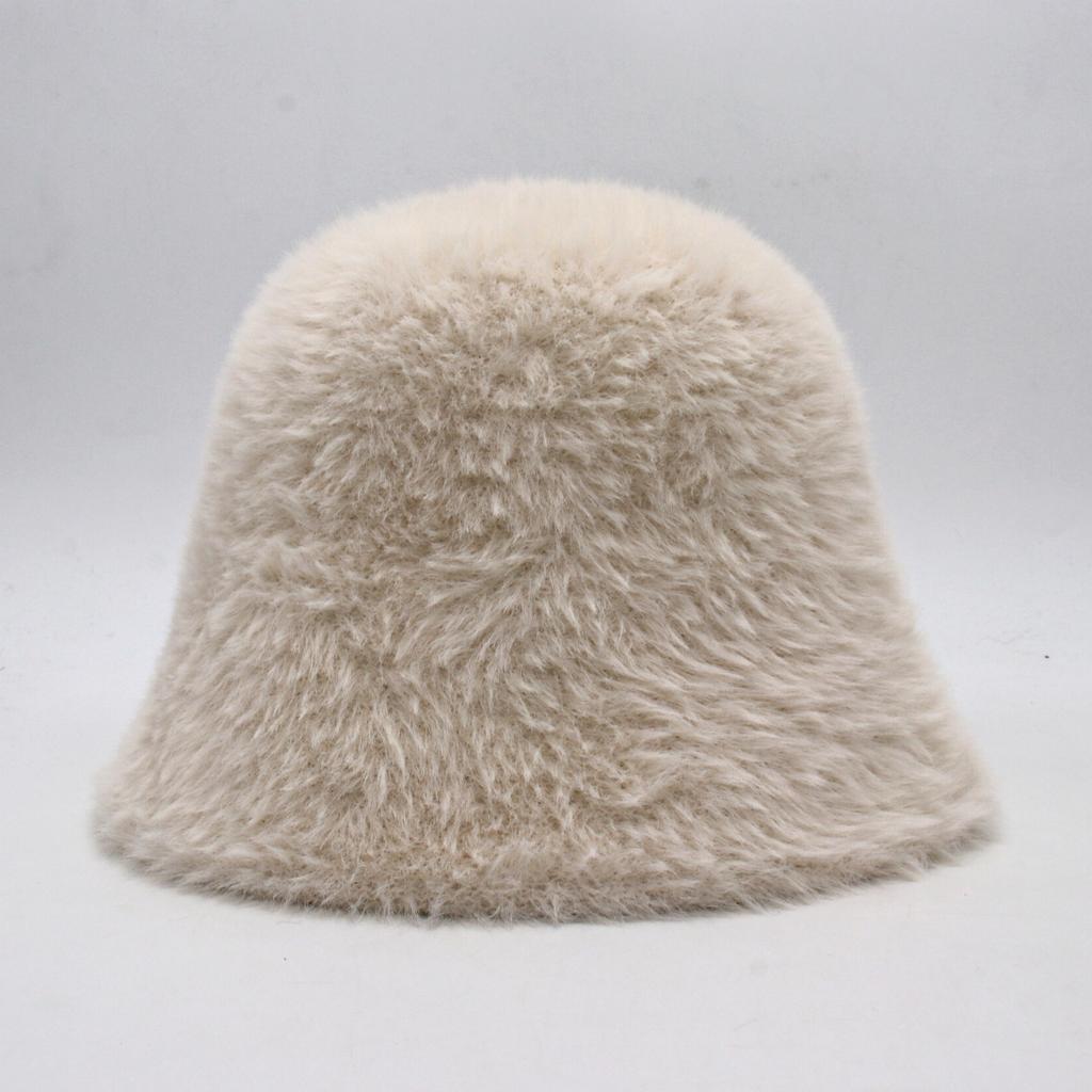 Plush Cap, Ear Protector, Thickened Bucket Hat, Warm Head Hat, Winter Hat Woman