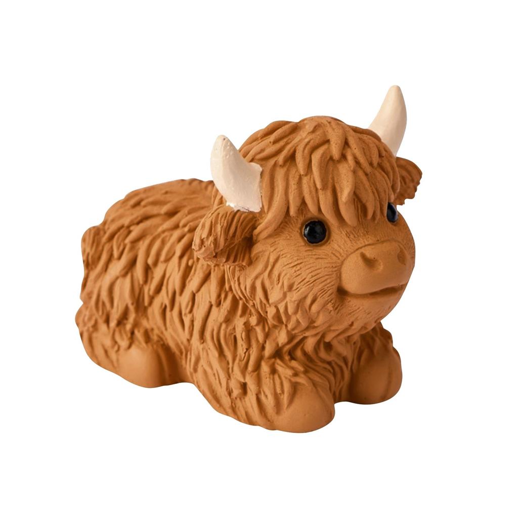 Roztomilé pryskyřice simulace skotu ozdoby Zahradní zahradní dekorace