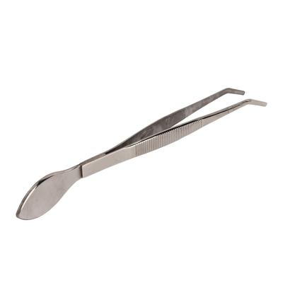 Pinces à Bonsaï Pointe Courbe Acier Inoxydable Professionnel Pinces à Plantes en Pot avec Spatule pour Jardin