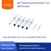 220V~380V Type 1 Type 2 GBT EV Charger Plug Pin J1772 IEC 62196 EV Adapter Silver Plated Copper Pin EVSE Accessories