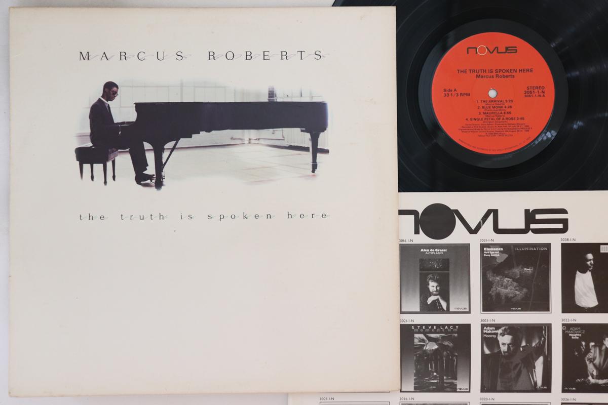

LP Record MARCUS ROBERTS - The Truth Is Spoken Here 30511N Novus 1989 US Jazz Used