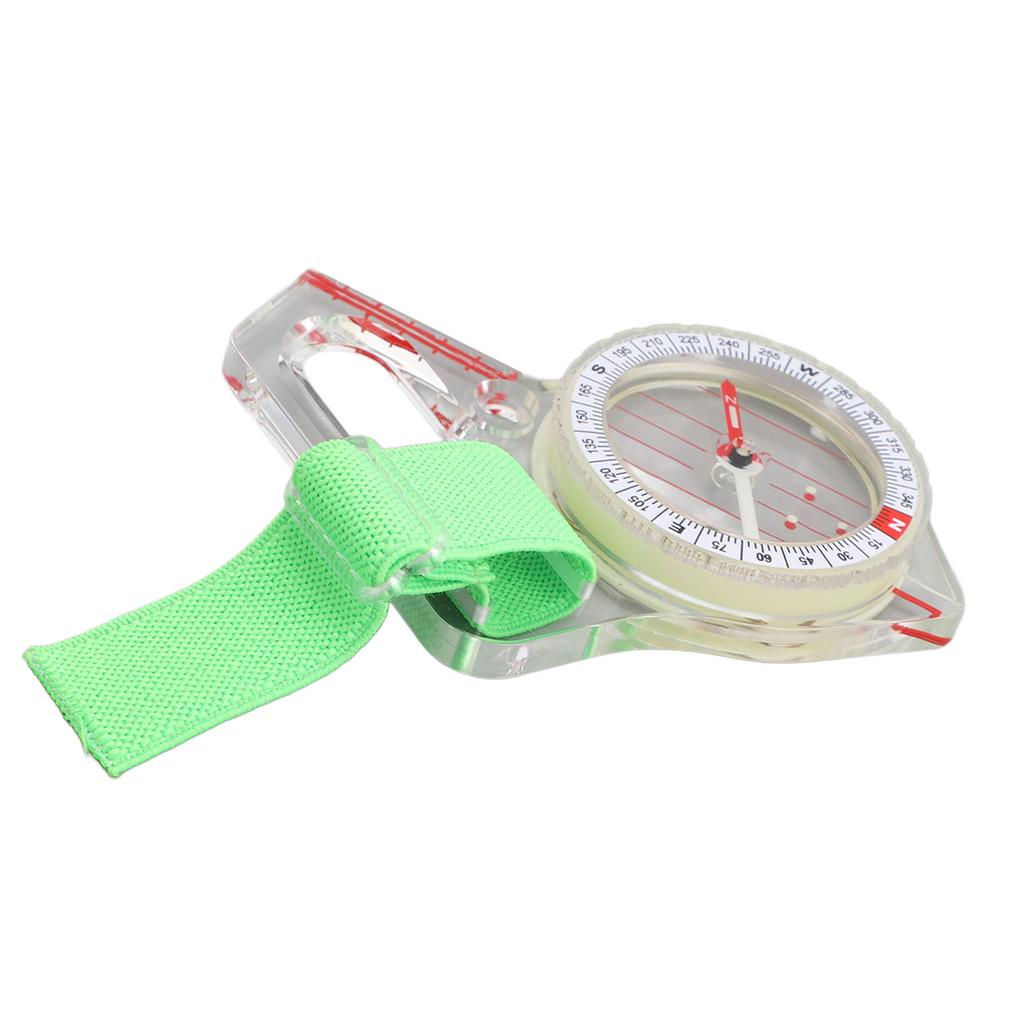 Orienteering Compass Luminous Versatile Sensitive Portable Backpacking Compass for Camping Hiking Map Reading