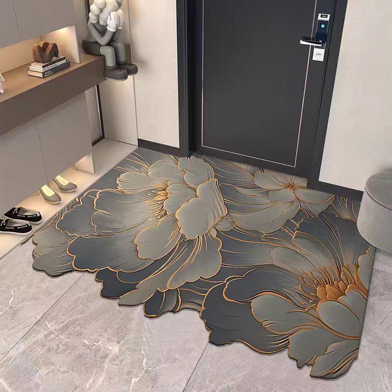 Diatomaceous Earth Doormat Simple and Elegant Non-slip and Wear-resistant Absorbent and Stain-resistant Cuttable