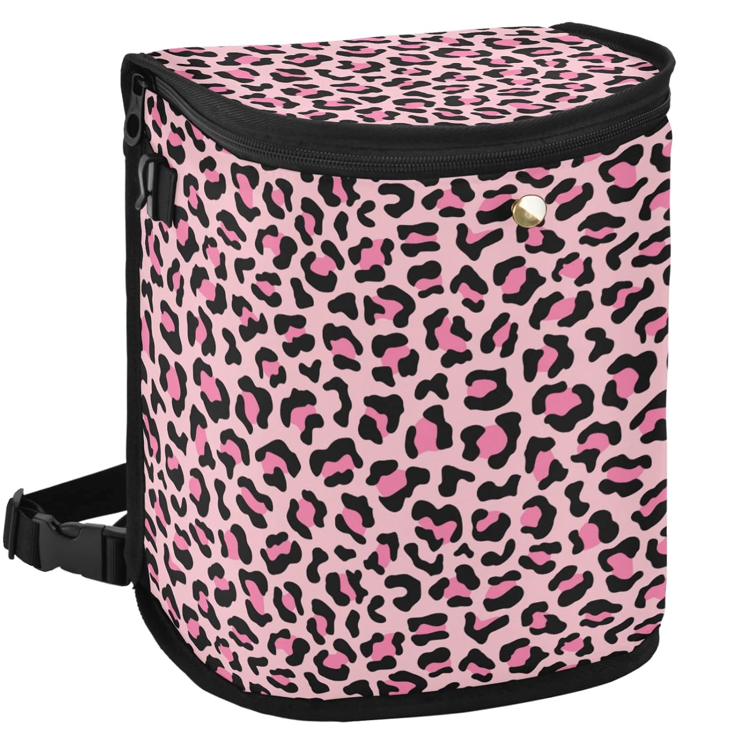 

Mushrooms Car Trash Can Vintage Flower Butterfly Dragonfly Car Garbage Bag with Lid Hanging Waterproof Leak Proof Vehicle Storage Bin multi 8