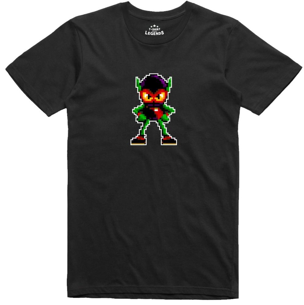 

Zool T Shirt Retro 16 Bit Era Amiga Gamer Pixel Ninja Tee 4XL