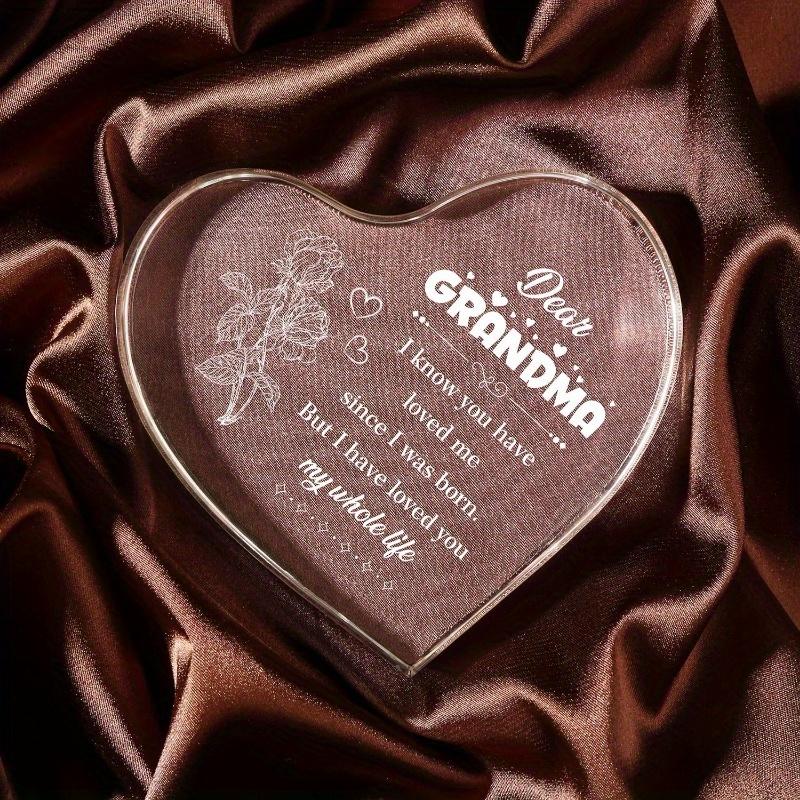 Grandma Heart Sign - Perfect Birthday & Christmas Gift from Grandchildren