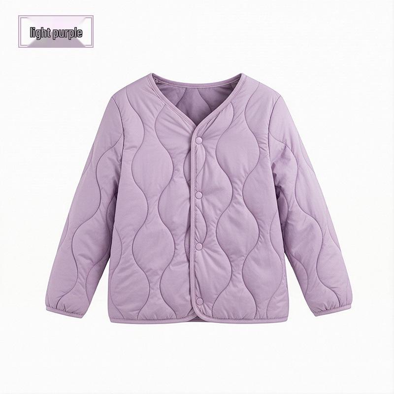 Dziecięca ocieplana kurtka wełniano-puchowa: Ciepły, z długim rękawem mundurek dla chłopców i dziewcząt