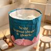 Foldable Adult Bathtub for Home Use - Thickened Full Body Shower Bucket