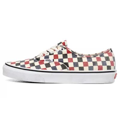 Washed Authentic Black/RedCheckboard Vans VN0A2Z5IWO2