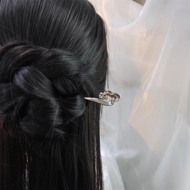 1pc Women's Elegant Hair Needle Chinese Style Auspicious Cloud Hair Stick Daily Party Wear Girl Fashion Jewelry Hair Accessories
