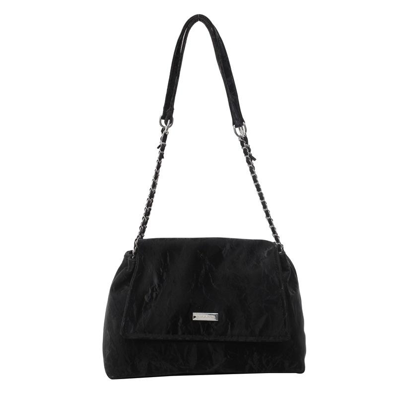 Chain Tote Bag Women's New Fashion Versatile Shoulder Messenger Bag Solid Color Student Commuter Bag