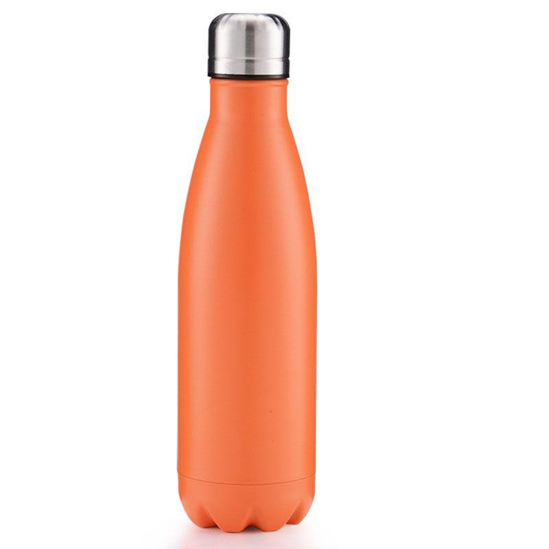 Water Sports 500ml Bottle Double Wall Vacuum Insulated Cola Shape Bottle Water