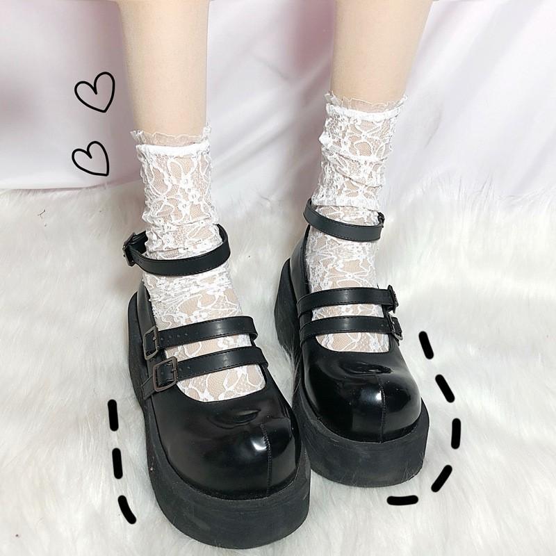 2 Pairs Lace Socks Women White Black Flower Pattern Hosiery Ultra-thin Soft Lace Mesh Socks for Girls Lolita Sexy