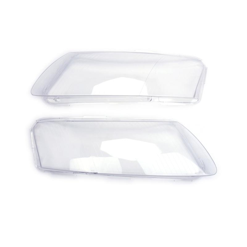 Right / Left Side Car Headlight Lens Cover Headlamp Shade Shell Plastic Cover For A6 C6 2006-2011