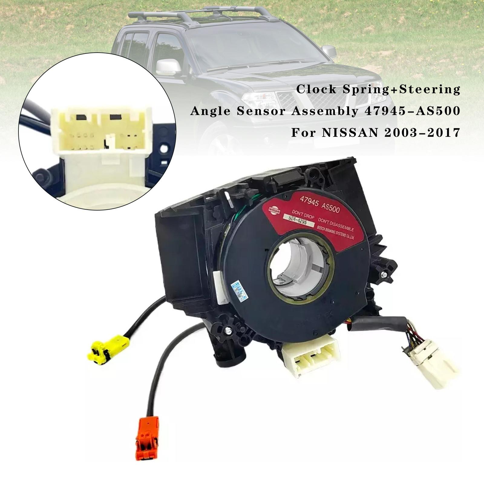 

Clock Spring+Steering Angle Sensor Assembly 47945-AS500 For NISSAN 2003-2017