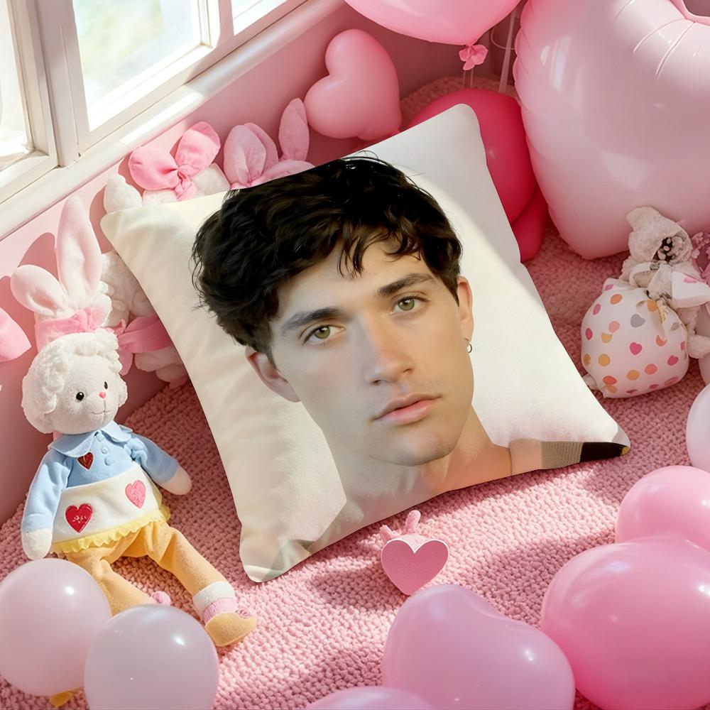 Actor Model J-Jacob Bixenman Cushion Cover Pattern Printed Pillowcase for Living Room Sofa Cushion Cover & Bedroom Decor