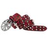 Bohemian Women's Leopard Print Rhinestone Leather Belt - Ethnic Style Versatile Accessory