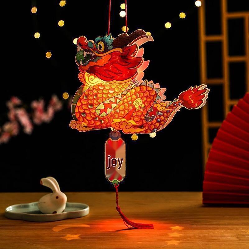 YIXI DIY Mid-Autumn Festival LED Handheld Dragon Lantern Kit
