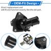 Car Thermostat for Chevrolet Silverado 1500 for GMC Sierra 1500 2014-2018 for Cadillac Escalade 2015-2020 Engine Coolant Thermostat Housing Assembly