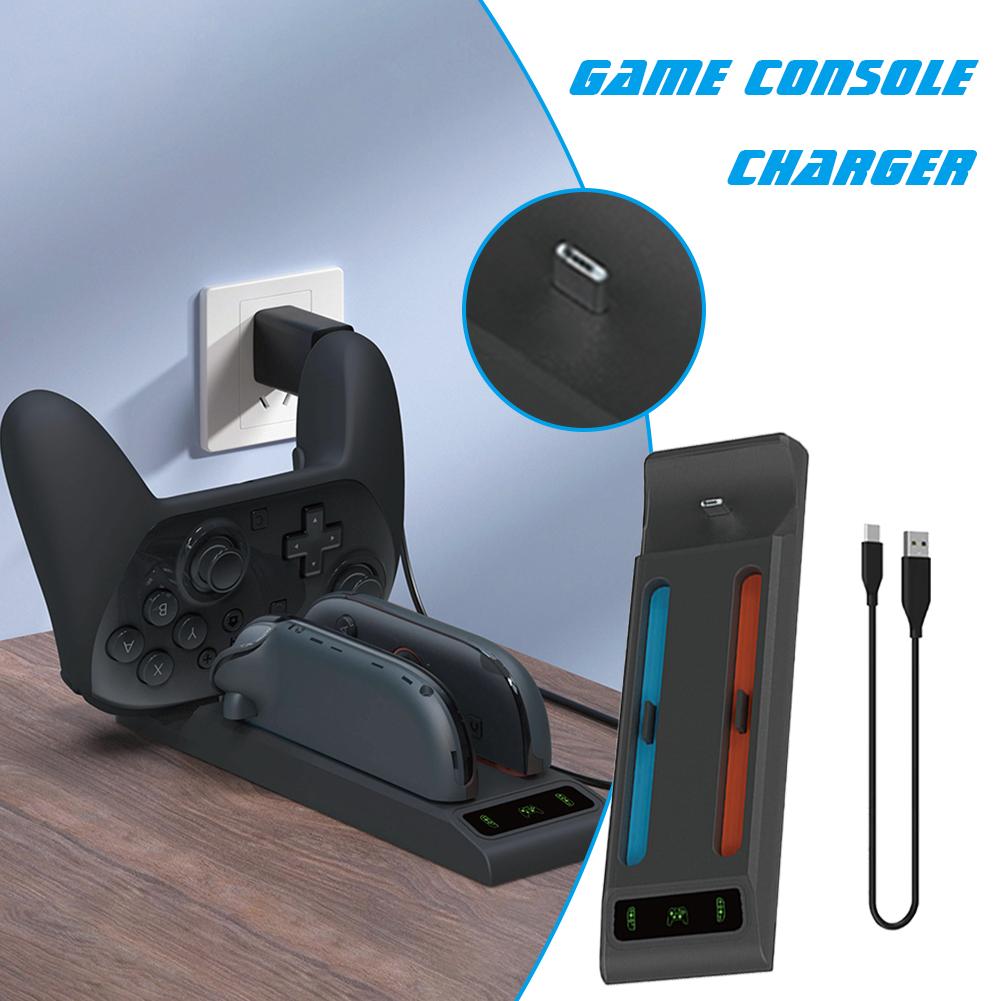 3 In1 Charging Base  For Switch 2/Switch2 PRO Console For NS2 Left And Right Controller With Charging Indicator Light