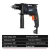 Deli 600W 220V Corded Impact Electric Drill CN plug (adapter included)