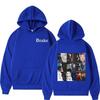 Felpa con cappuccio stampata Album del Rapper Hot Drake