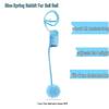 Rabbit Fur Plush Cat Teaser: Hanging Door Spring Toy for Self-Amusement and Boredom Relief