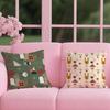 boho plant nordic Cushion Cover Reversible Plush Pillow Cover – For car, sofa, bedroom, perfect as a gift.