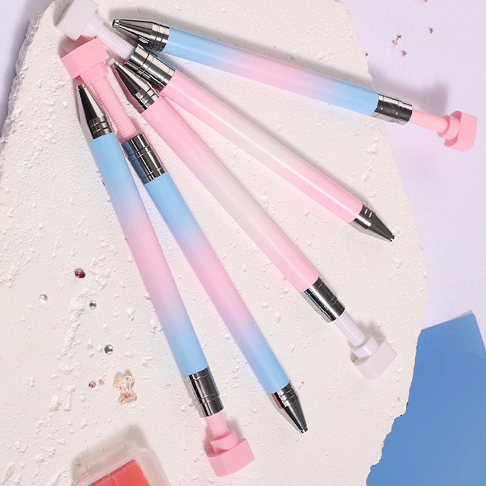 Gradient Color Rhinestone Picker Tool Portable Dotting Pen for Nail Salon Use Nail Art Pen Nail Dotting Rhinestone Pickup Pen