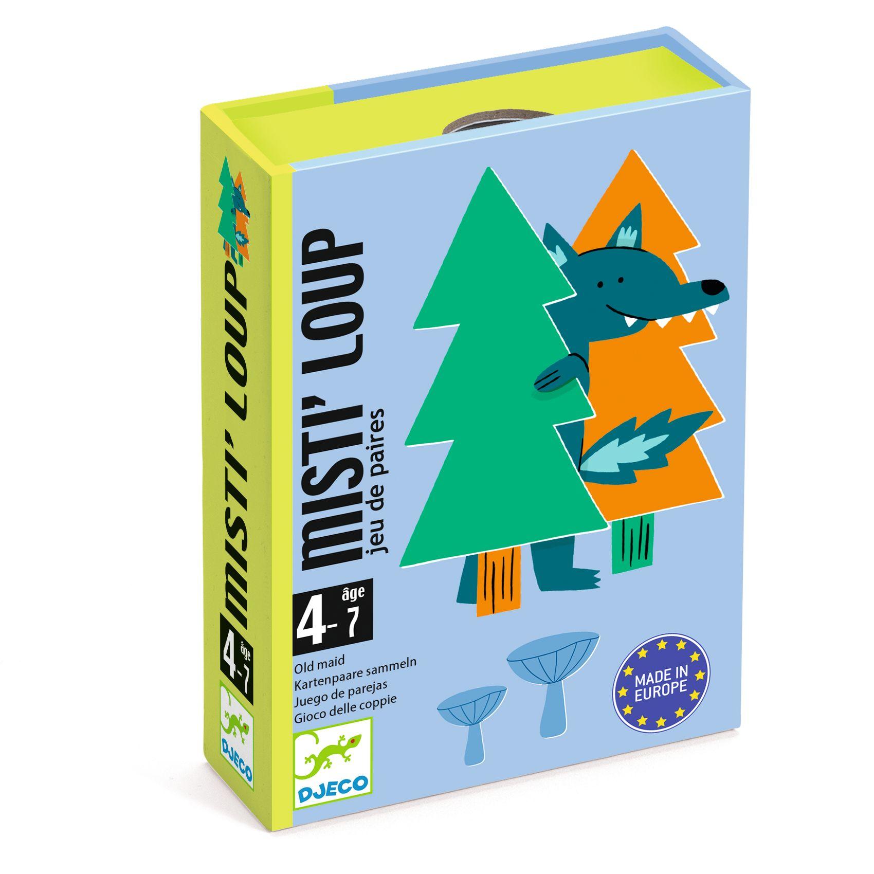 DJECO MISTI LOUP Mischievous Wolf Board Game (Ages 4+)