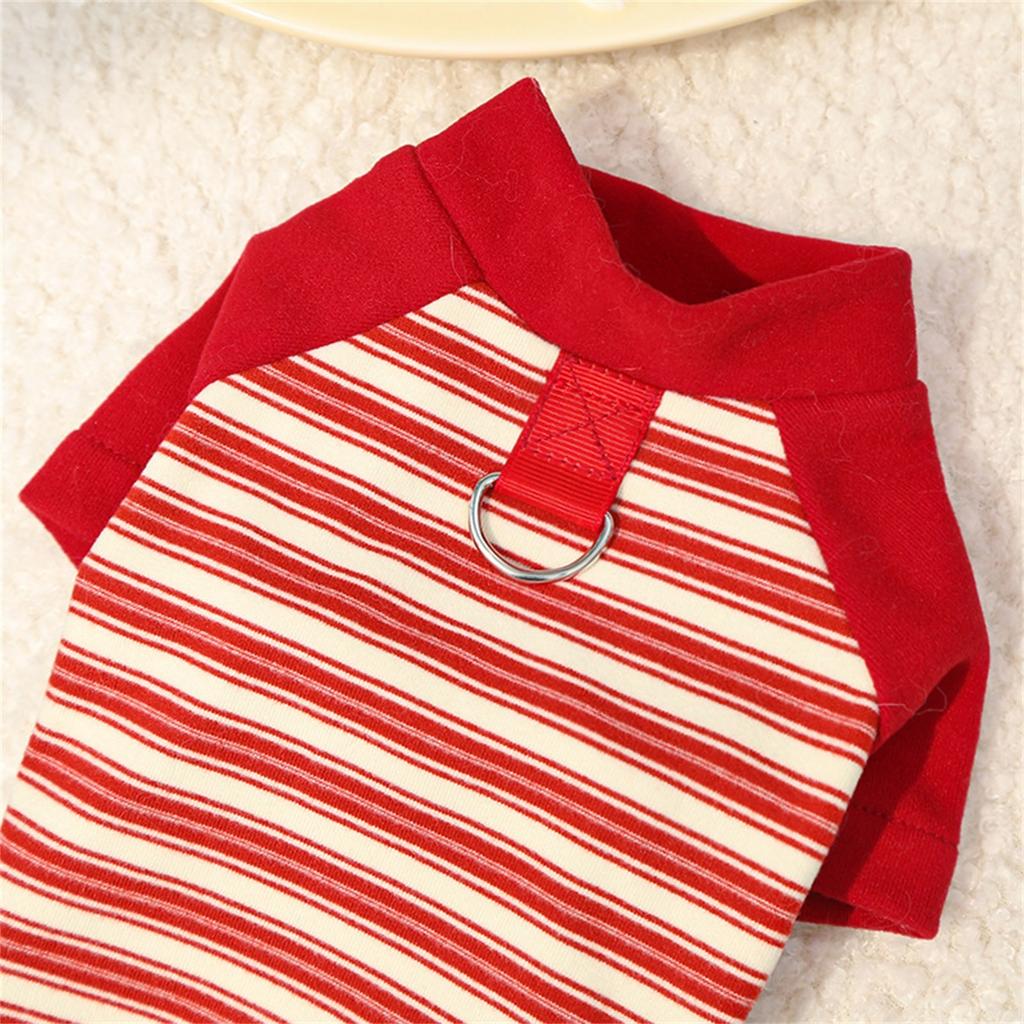 Winter Dog Pullover Sweater Puppy Pajamas,Warm Pet Sweatshirt Clothes With D-Ring For Small Medium Large Dogs