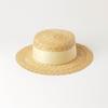 European and American spring and summer new multi-color decorative with flat-top straw straw hat outdoor travel sunscreen sunshade flat-top straw hat