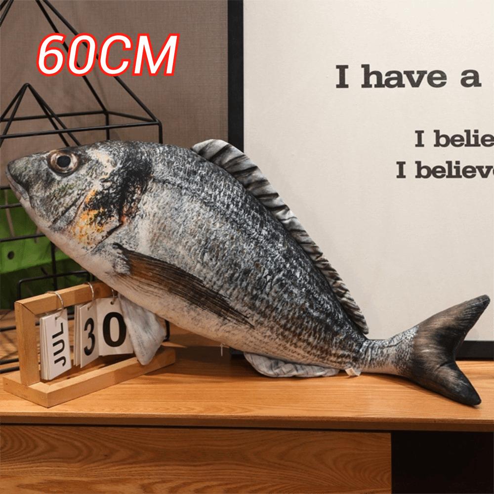 Soft Comfortable Simulation Fish Plush Toy 40/60cm Fish Cushion Pillow  Birthday Gifts