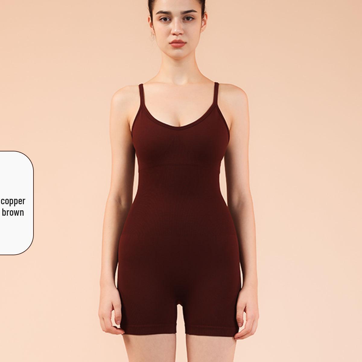 

Европейский и американский быстросохнущий бесшовный боди для йоги - Женский контроль живота, высокая эластичность Medium