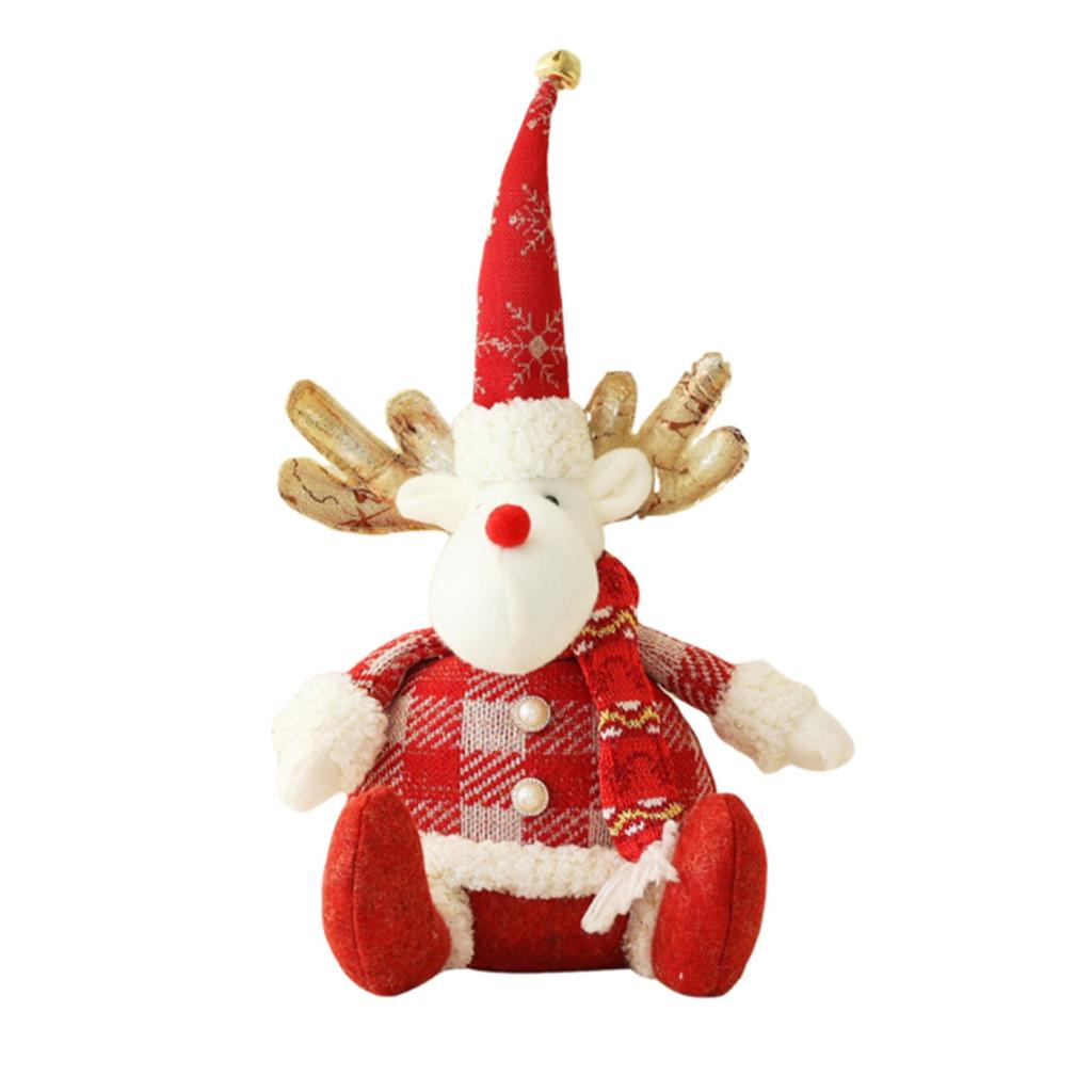 Weihnachtsdekorationen Sitzende Wichtel Ornamente Claus Strickpuppe Puppe Weihnachtsschmuck