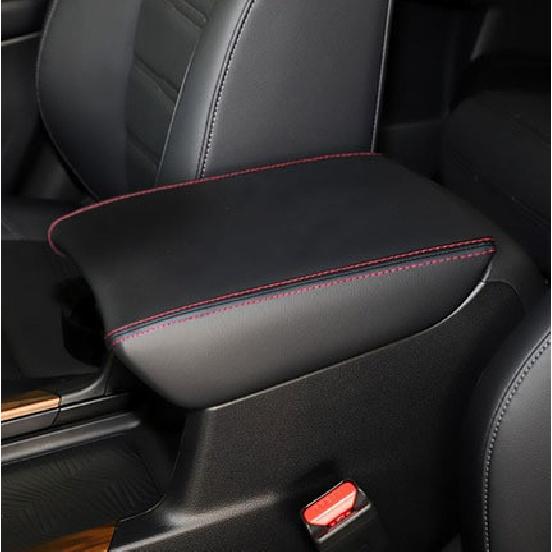 PU leather Car Central storage Armrest Box Cover For Honda CRV CR-V 2017-