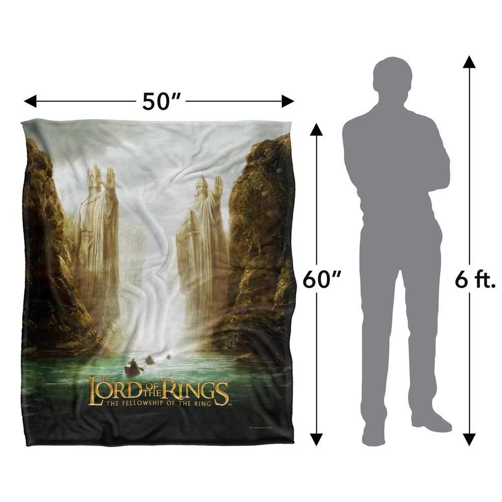 Lord Of The Rings Fellowship Movie Poster Blanket