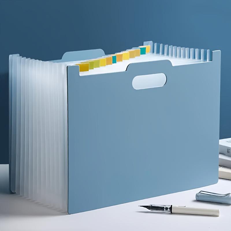 A4 Expanding File Folder 13 Pockets Portable Accordion Document Organizer Large Capacity School Office Paper Wallet