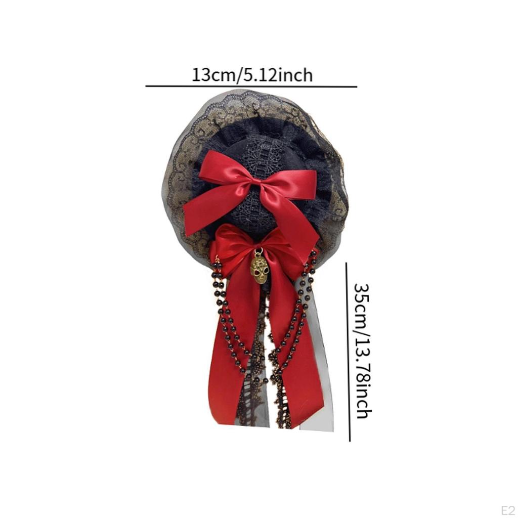 Steam Top Hat Hair Clip Lace Mini Pin for Dancing Cosplay