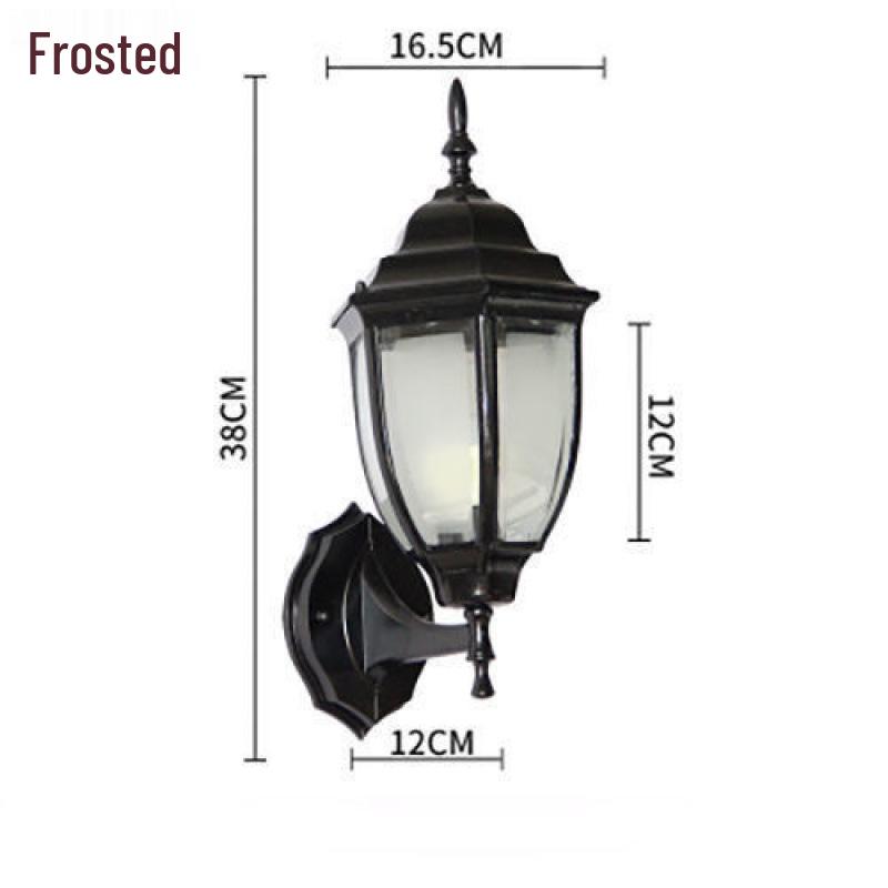 European Antique Modern Minimalist Waterproof LED Outdoor Wall Light for Courtyard and Landscape