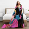 Baby Saja KPop Demon Hunters Saja Boys Blanket Warm Funny Plush Bedding Throws For Child Couch Chair Flannel Bedspread Bed Cover