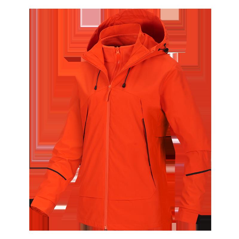Hard Shell Waterproof Breathable Mountaineering Suit for Couples - Women's and Men's Outdoor Travel Sports Outfit