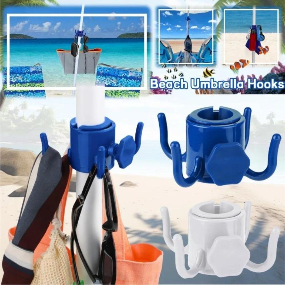 Universal Hook Lightweight Accessory Multi Hooks Umbrellas Hanger Towel Rack Bag Holder Sunshade Umbrellas Beach Garden 2/1pcs