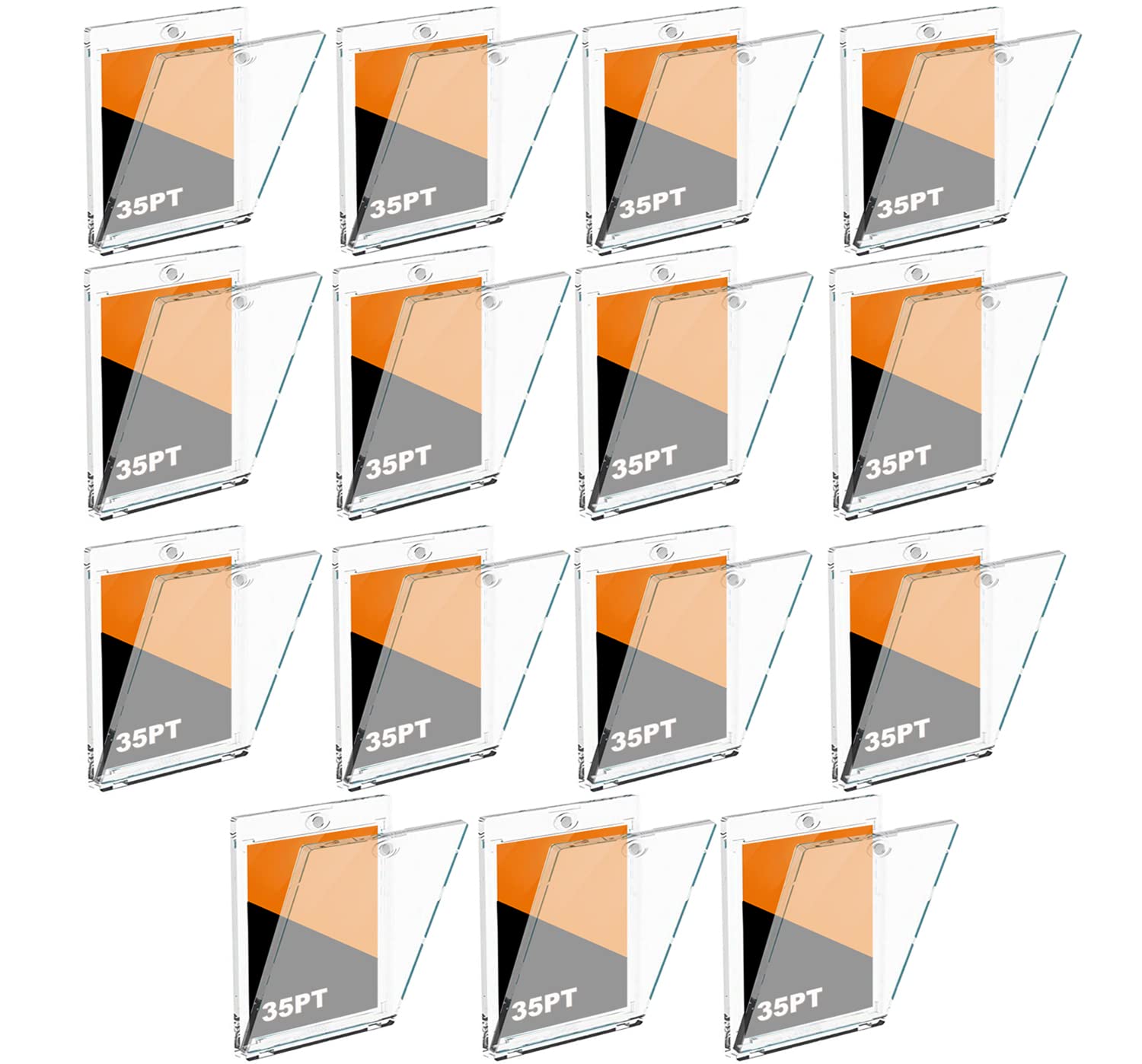 

Магнитная карта магнитная торговая УФ 35 карта карта карточка защитная карта Покемон совместимая с примерно 1 мм магнитным [15 штук] загрузчиком,