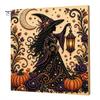 Ghost Pumpkin Art Craft Halloween Faux Pearl Kit, 3D Painting DIY Spooky Gem for Beginners Cute Set Adults, Autumn Home Wall Decor Crafting