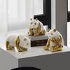 Simple Electroplating Cute Panda Decoration Living Room Desktop Light Luxury Home Decoration Wine Cabinet Office Ceramic Crafts