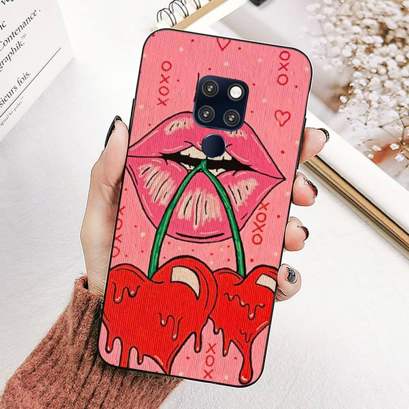 YNDFCNB Красный вишневый летний фруктовый чехол для телефона Huawei Mate 20 10 9 40 30 lite pro X Nova 2 3i 7se Mate 9