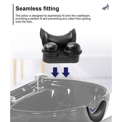 Shampoo Bowl Neck Rest Cushion Silicone Neck Support Pillow Hair Washing Pillow for Salon Home Wash